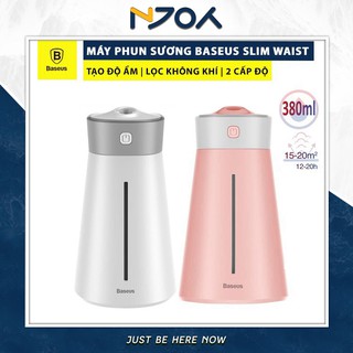 [TẶNG ĐÈN & QUẠT USB] Máy Phun Sương Tạo Ẩm Không Khí Chính Hãng Baseus Slim Waist Humidifier 380ml 2 Chế Độ Phun