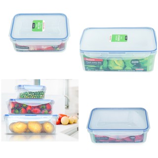 Bộ 3 hộp bảo quản thực phẩm ngăn mát Sunhouse BioZone Space Saving KB-CO3P02 - Hàng chính hãng