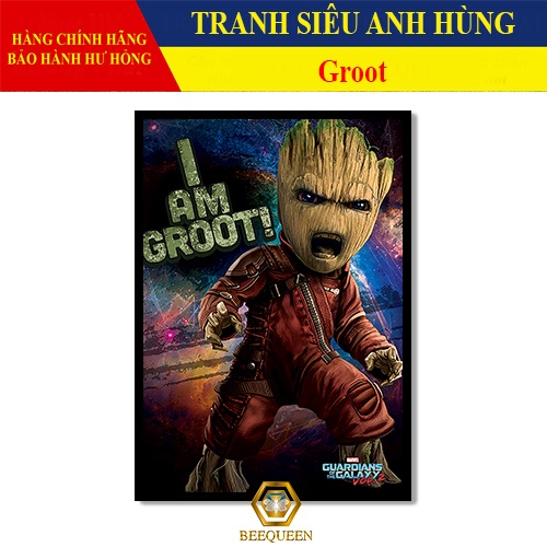 [MS1-25] Tranh Siêu Anh Hùng Người Cây - Groot