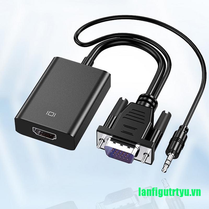 Bộ Chuyển Đổi Vga Sang Hdmi 1080p Hd Kèm Cáp Âm Thanh Cho Hdtv Pc Laptop Tv | BigBuy360 - bigbuy360.vn