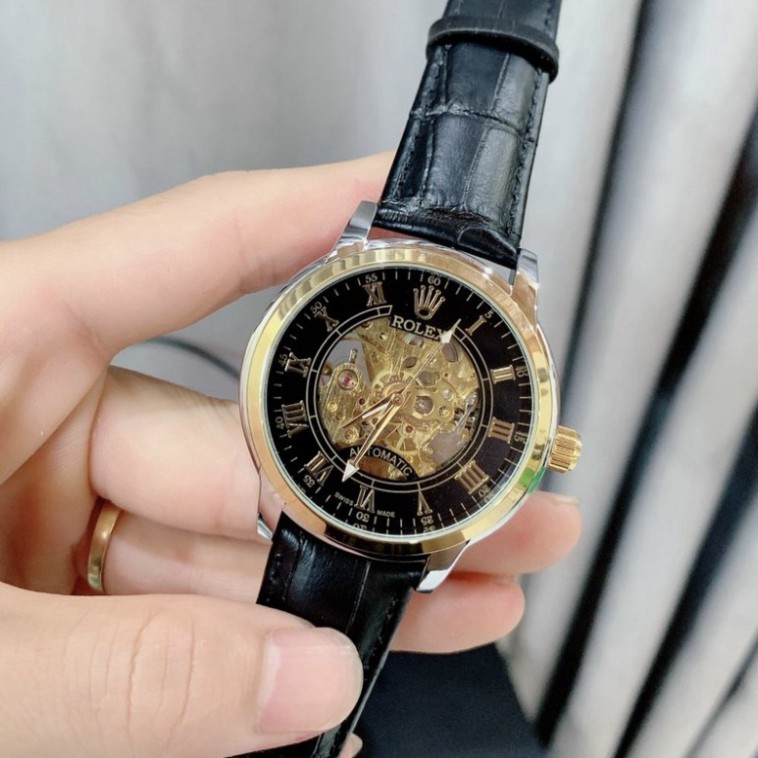 Đồng hồ Nam Rolex cơ, dây da mềm, bảo hành 12 tháng | BigBuy360 - bigbuy360.vn