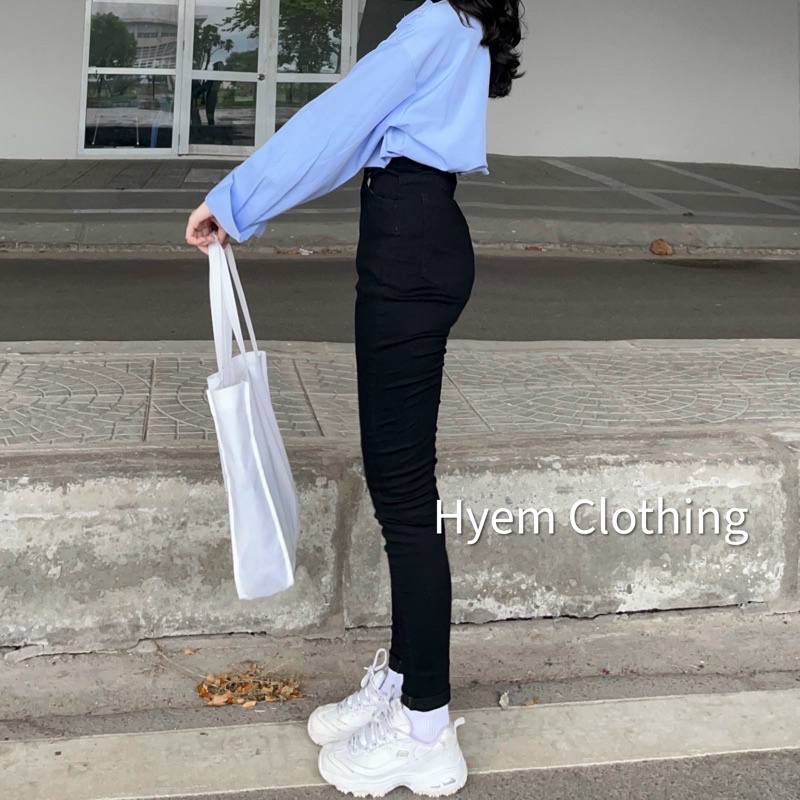 [NEW] Quần jean nữ lưng siêu cao dáng skinny ôm sát, hàng cao cấp - Ms02