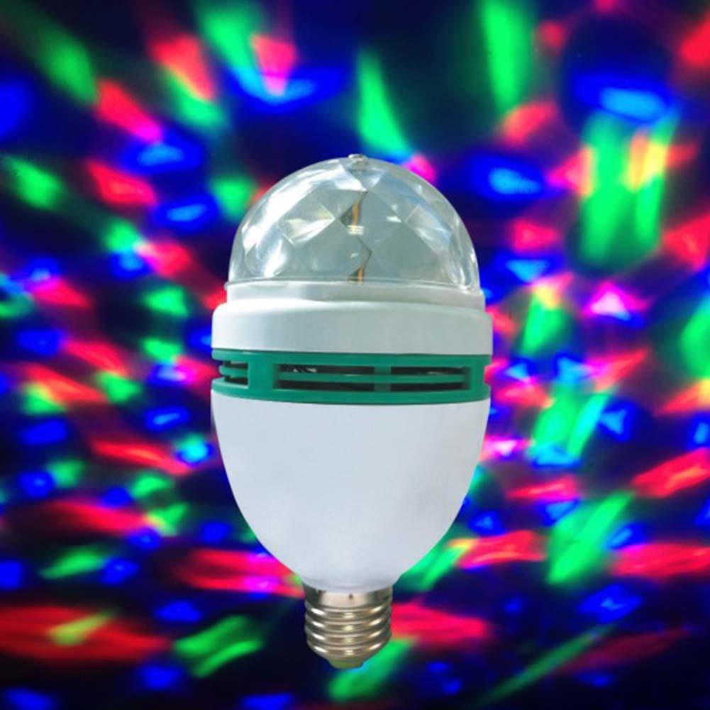 Bóng Đèn Led Vũ Trường Xoay 7 Màu Cao Cấp