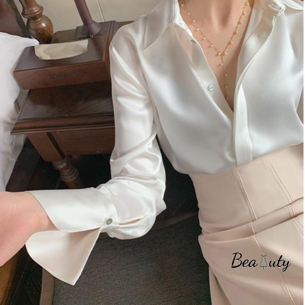 Áo sơ mi chiffon MURIOKI phong cách Hàn Quốc thời trang mùa thu mới 2022 cho nữ