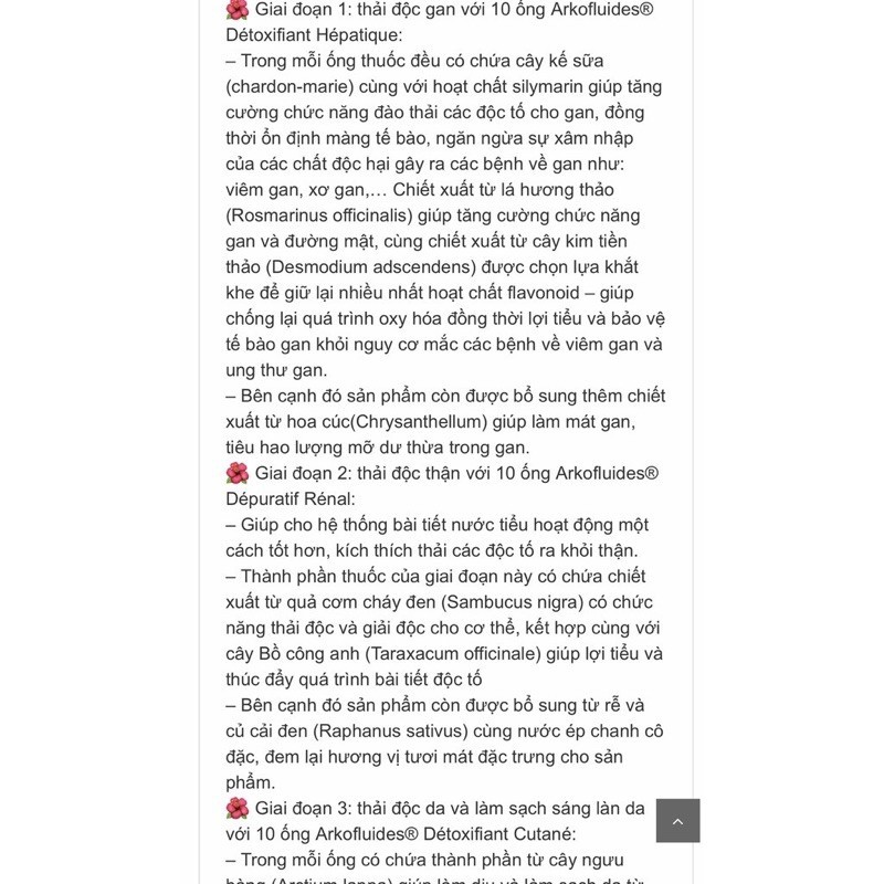 Detox Thanh Lọc Cơ Thể 3 Giai Đoạn Arkopharma Programme Detox Triple Action 30 ống | BigBuy360 - bigbuy360.vn