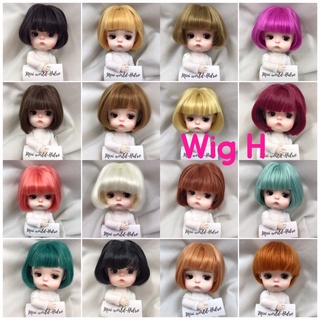 Wig Tóc giả dành cho búp bê BJD Size 1/6 mong ming meng handmade