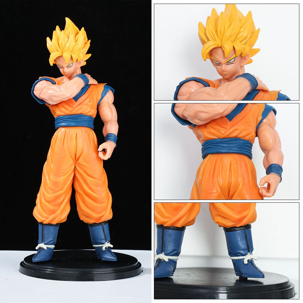 DIACHA Hand Made Goku Figure Wukong King Soul Dragon Ball Z Tetsuya Products Super Saiyan Black Super