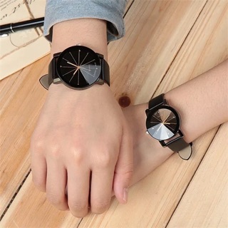đồng hồ đôi nam nữ Unisex dây da QUARTZ