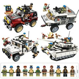 Bộ lego lắp ráp đại chiến siêu xe địa hình