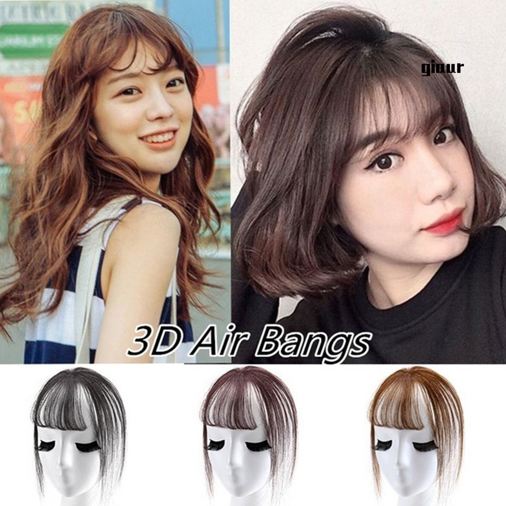 Tóc mái giả 3D siêu mỏng tiện dụng hợp thời trang