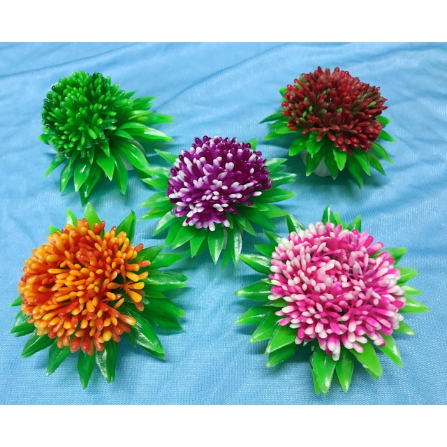 RONG GIẢ TRANG TRÍ HỒ CÁ NON BỘ ĐƯỜNG KÍNH 8CM CAO 6CM