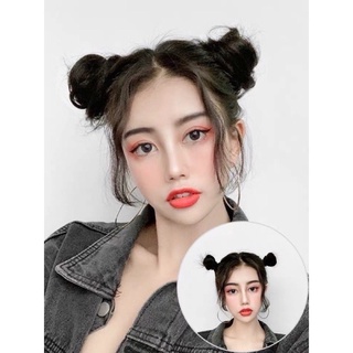 BÚI CỘT THẲNG (tóc giả ) ❇️FREESHIP ❇️tóc giả búi cột thẳng mini dễ thương ❇️