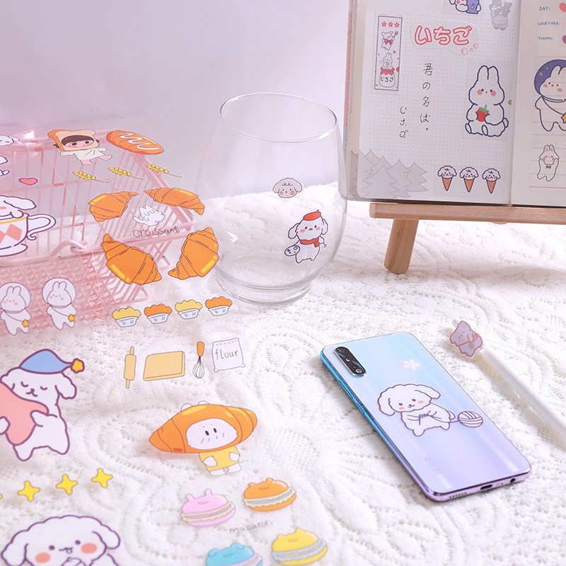Sticker Trang Trí Điện Thoại, Máy Tính, Sổ Vở, Kệ, Hộp Văn Phòng Phẩm Kích Thước 9*53cm