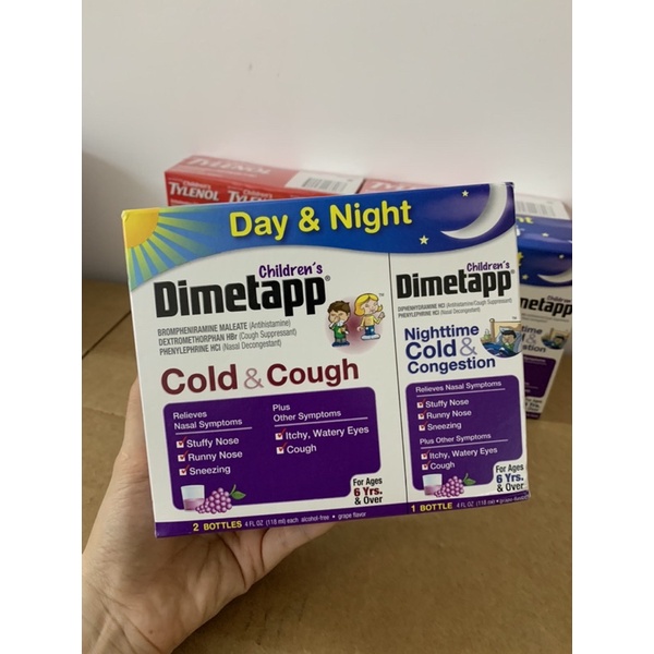 Vỏ chai Dimetapp 3 chai Mỹ