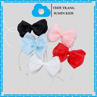 Nơ cài tóc cho bé gái, nơ cài công chúa siêu xinh cho bé SUMIN KIDS