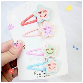 Kẹp Tóc Bấm Ngôi Sao Nhiều Màu (1 KẸP)