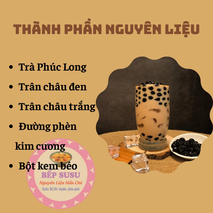 [Mã 267FMCGSALE giảm 8% đơn 500K] Set nguyên liệu TRÀ SỮA PHÚC LONG TRUYỀN THỐNG lớn nấu được 15-20 ly | BigBuy360 - bigbuy360.vn