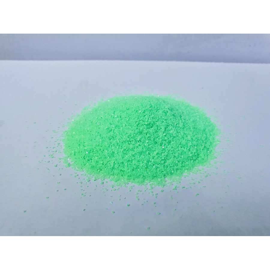 1KG CÁT THẠCH ANH XANH LÁ NHẠT TRANG TRÍ HỒ CÁ NON BỘ