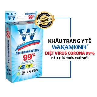 Khẩu Trang Y Tế Wakamono Kháng Khuẩn Kháng Virut