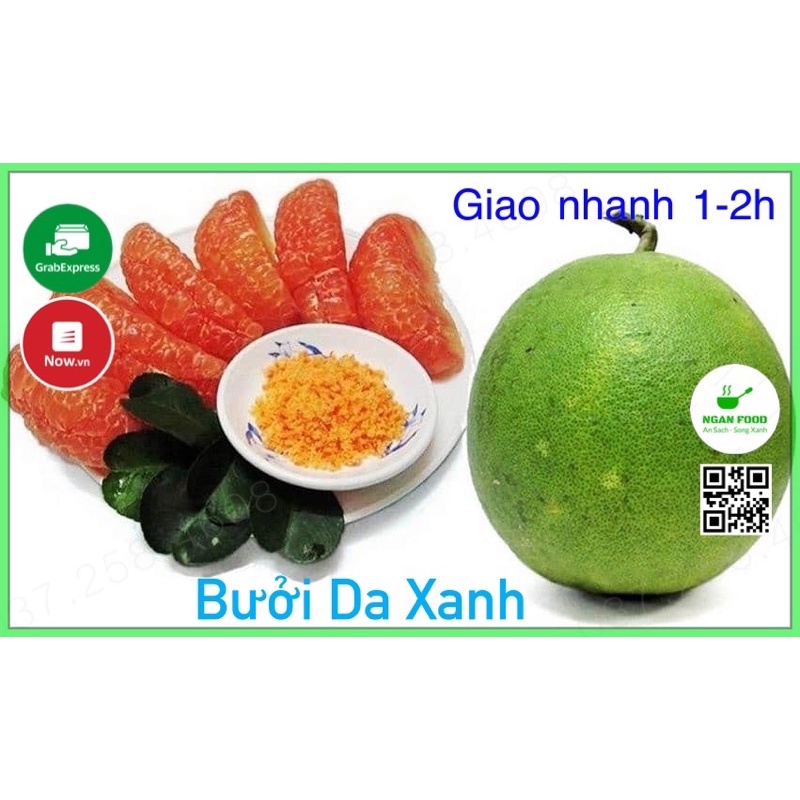 Bưởi Da Xanh Tươi, Đặc Sản Miền Tây, Bưởi Sạch, Cây Già, Trái Nhỏ Không Dùng Hoá Chất, Giao Nhanh Hoả Tốc 1-2h ( HCM)