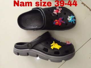 Dép sục nam nữ( kèm 6 sticker)