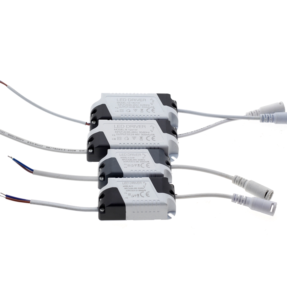 Bộ Chuyển Đổi Nguồn Điện 300mA 1W-36W 85-265V Cho Đèn Led Dây