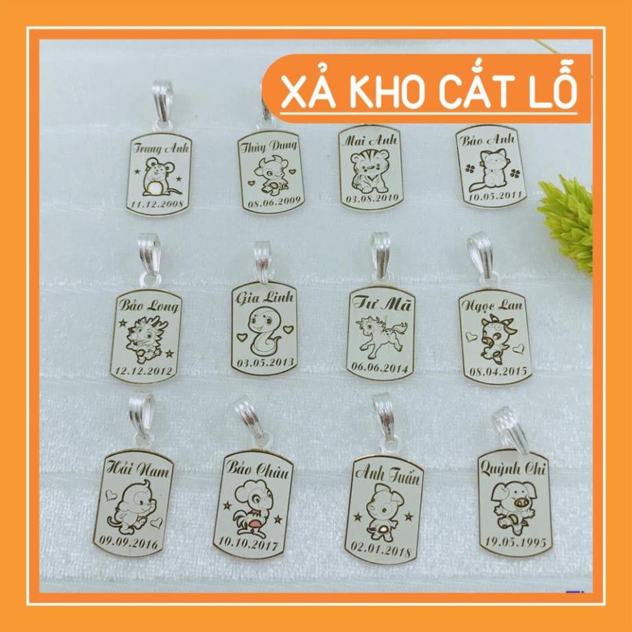 [XẢ HÀNG] SHOP SIÊU RẺ LẮC TAY BI BẠC 9,25 CHO BÉ + KHẤC THEO TÊN