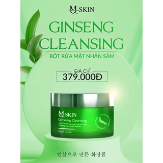 [SIÊU HÓT]Bột Rửa Mặt Nhân Sâm MqSkin Chính hãng