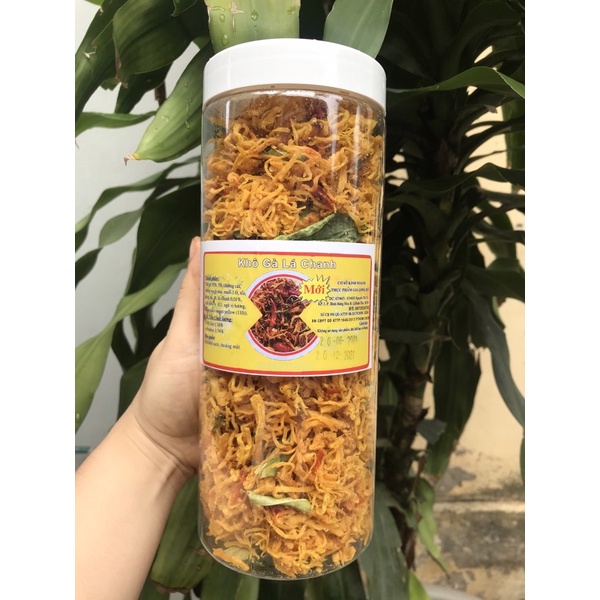 Nowship 500g KHÔ GÀ LÁ CHANH LOẠI NGON