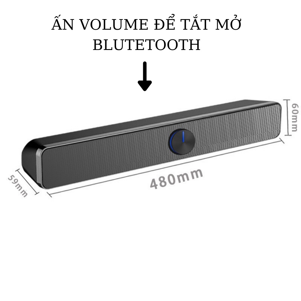Loa máy tính bluetooth SADA V-193 âm thanh vòm 3D bass cực to âm thanh siêu êm dùng cho tivi laptop vi tính điện thoại..