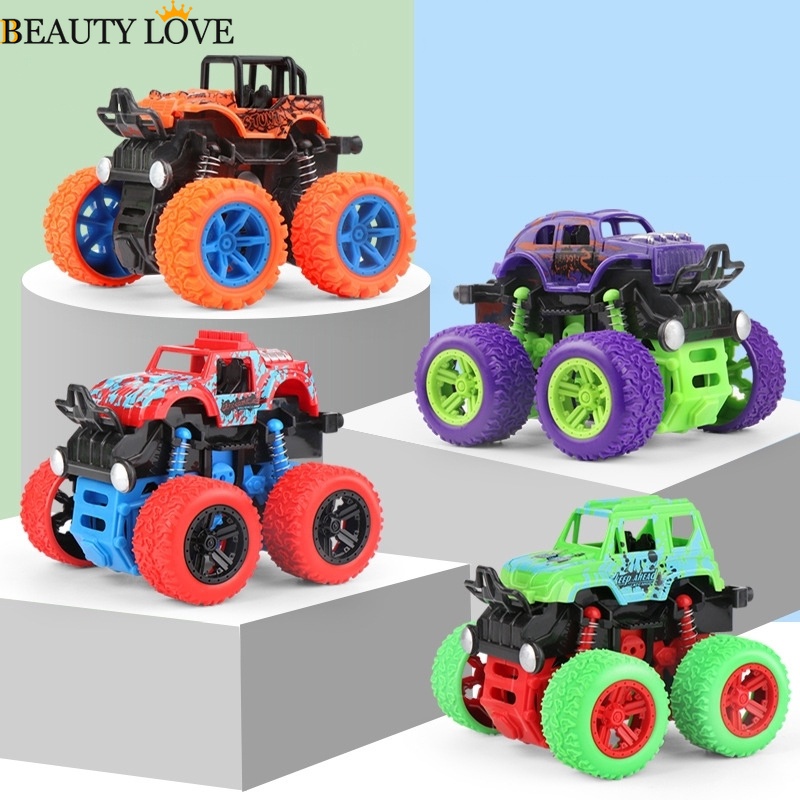 Mô Hình Xe Hơi Địa Hình Mini Xoay 360 Độ Chống Rơi Vỡ Đồ Chơi Cho Bé