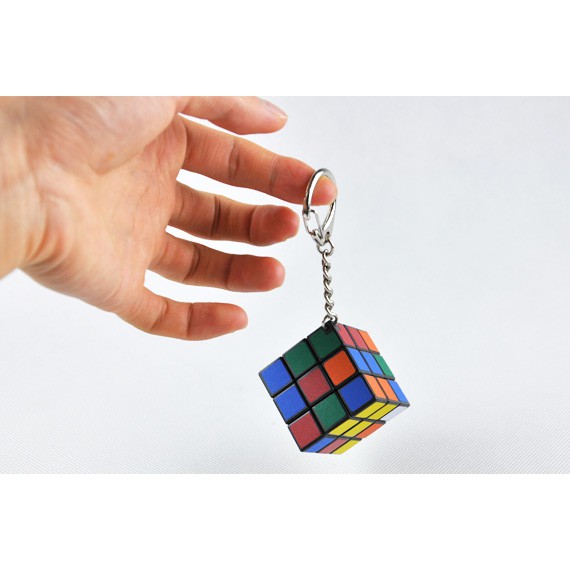 Rubik 3x3 viền trắng + TẶNG móc khóa rubik - Đồ chơi Rubik 3 tầng Khối Lập Phương Rubik - LICLAC