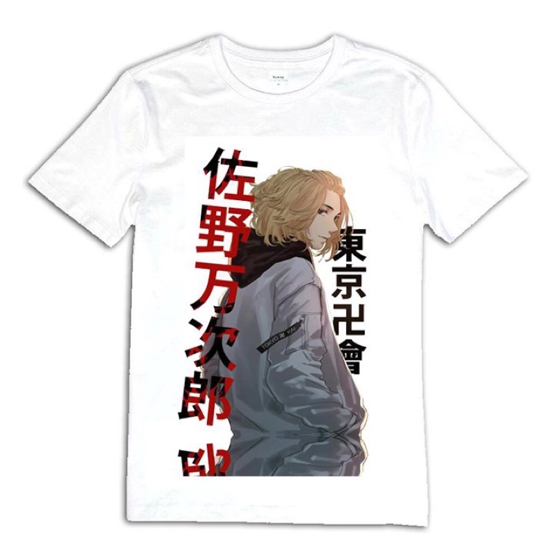 áo in hình mikey manjirou Sano tokyo revengers / aoa thun mikey
