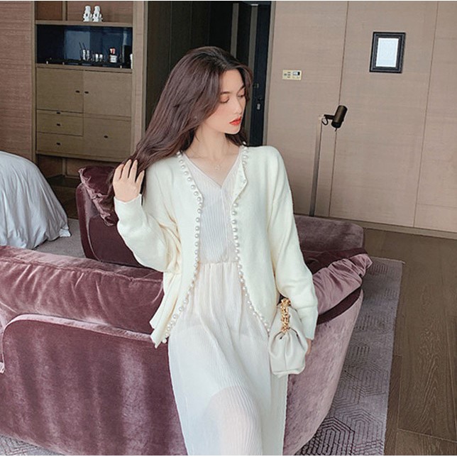 Áo khoác len dài tay HAK14 Hỉn Hỉn Store