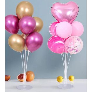 Trang Trí Sinh Nhật Trụ Bóng Mika 7 Cây (60Cm)