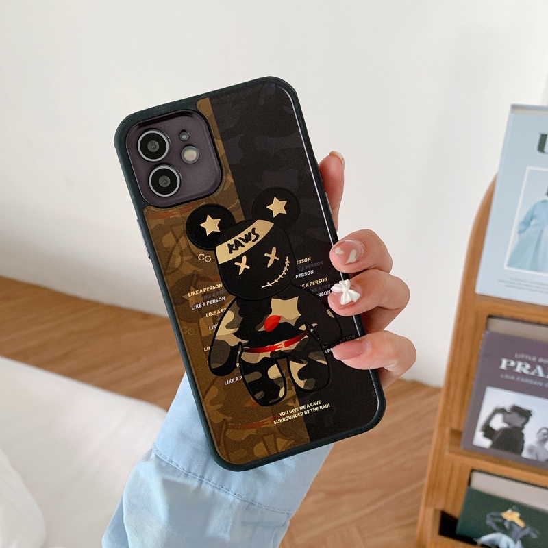 Vỏ điện thoại iPhone 12 8 7 Plus 11 Pro Xs Max X Xr Ống kính mạ điện có thể tháo rời chất lượng cao Bìa mềm