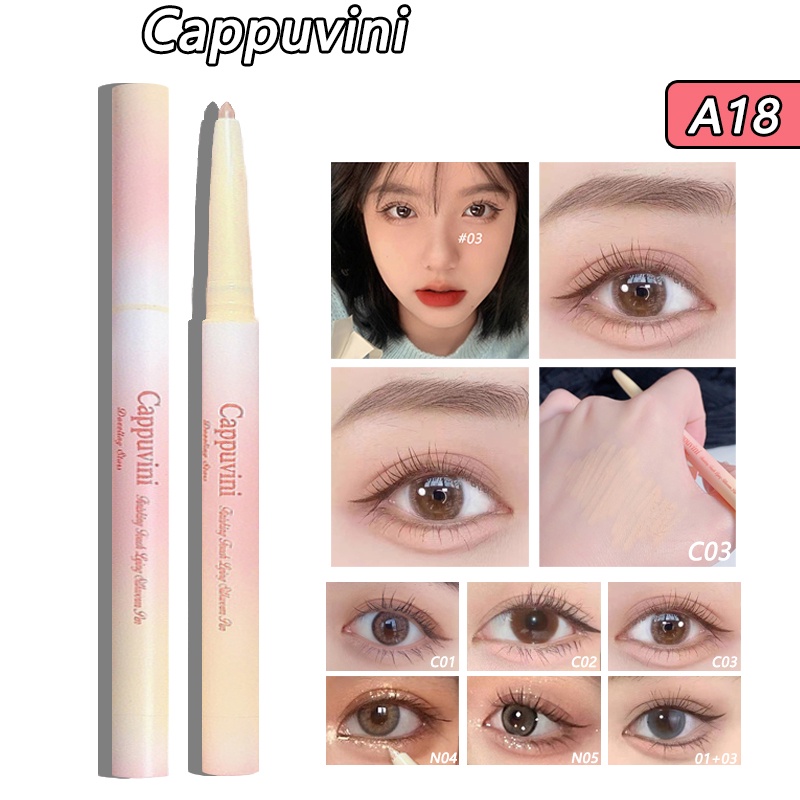 Bút kẻ bọng mắt CAPPUVINI trang điểm 3 trong 1 0.2g