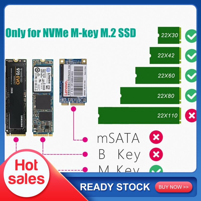 Ổ Cứng Ssd M2 Nvme Ssd M.2 Pci-E Ssd Sang Type-C Usb3.1 Usb-C | BigBuy360 - bigbuy360.vn