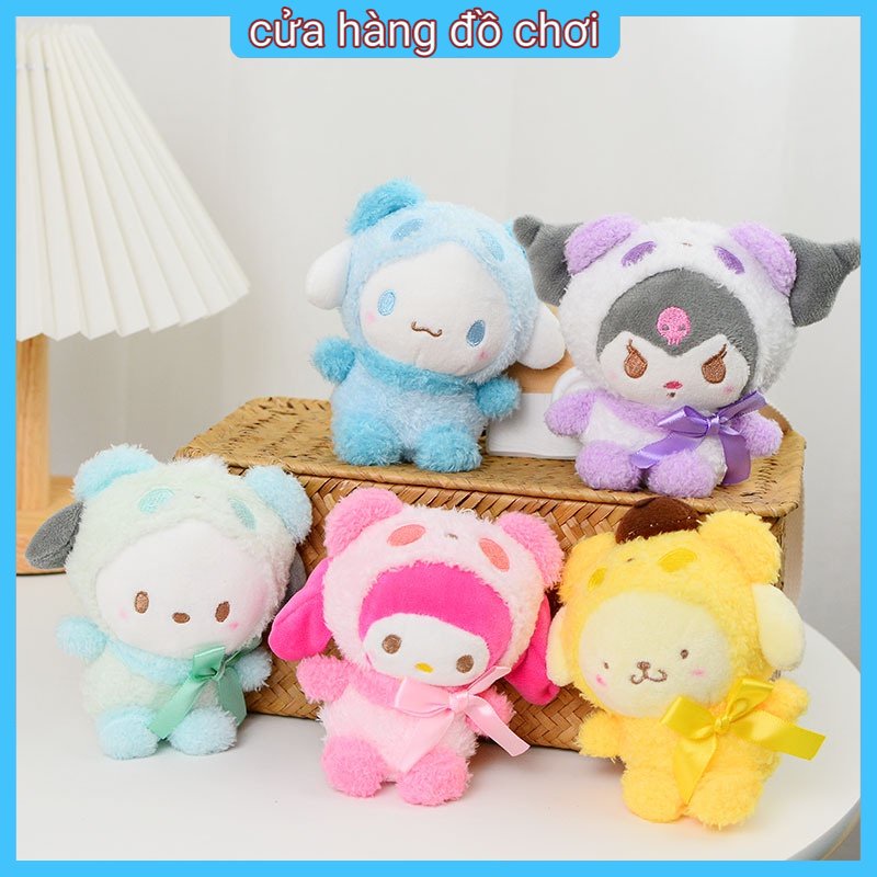 Móc Khóa Hình Thú Nhồi Bông Sanrio Dễ Thương