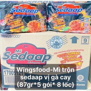 Mì trộn sedaap vị gà cay lốc 5 gói
