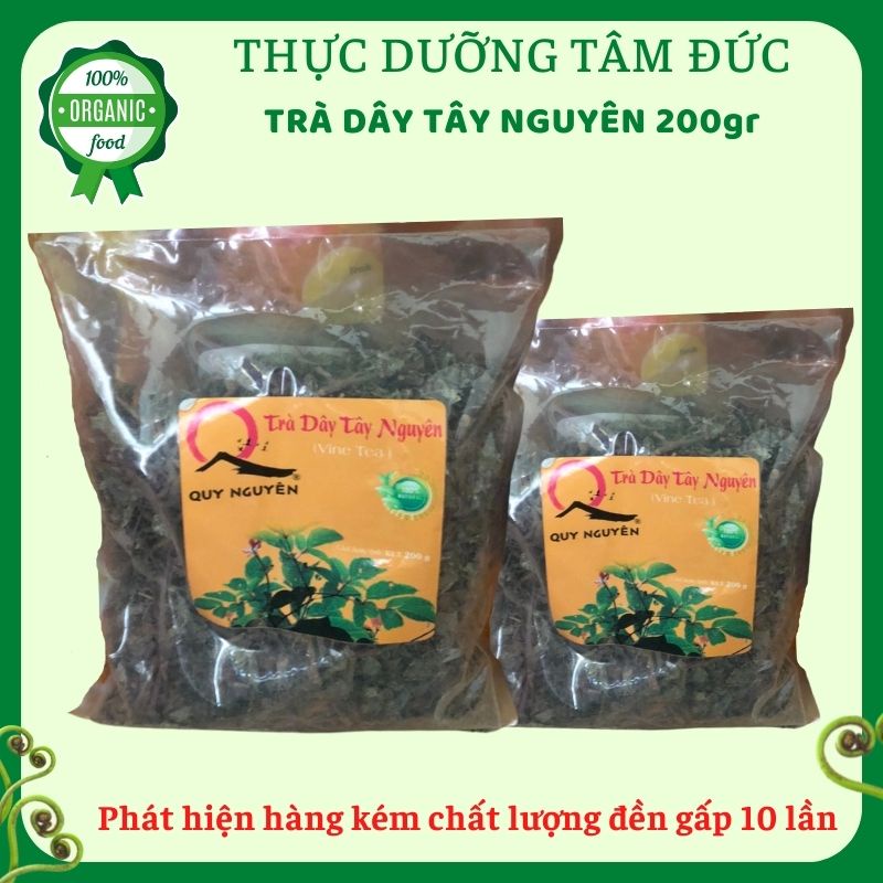 Trà Dây Tây Nguyên Quy Nguyên Thầy Tuệ Hải 200g - chùa Long Hương