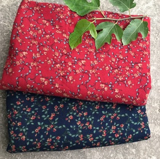 vải thô cào bông hoa hồng leo