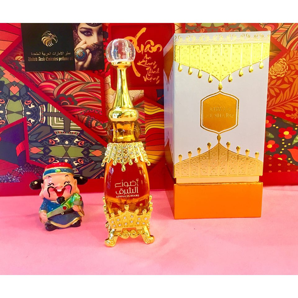 Tinh Dầu Dubai Chính Hãng Ngọt Ngào Thơm Lâu Adwaa Alsharq 25ml tại Hồ Chí Minh