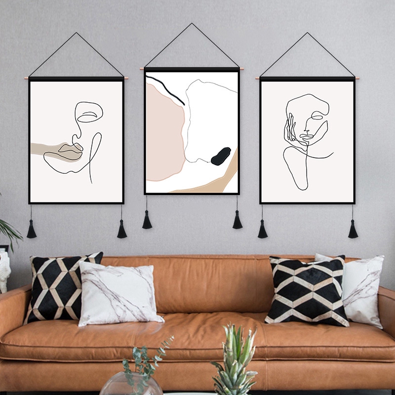 Tranh Vải Treo Tường Trang Trí Phong Cách Tối Giản Cực Kì Tinh Tế | BigBuy360 - bigbuy360.vn