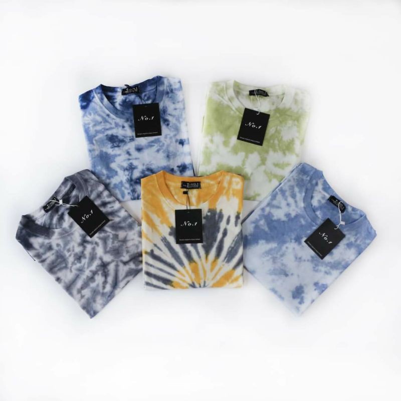 ÁO THUN UNISEX NAM NỮ TAY LỠ TIE DYE LOANG MÀU HOT TREND 2021