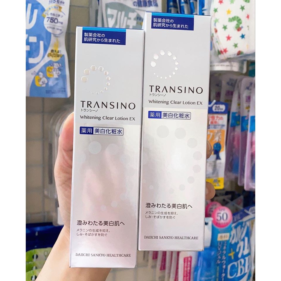 [Au-Sẵn] MẪU MỚI - Nước Hoa Hồng Trị Nám Trắng Da Transino Whitening Clear Lotion EX Nhật Bản 175ML