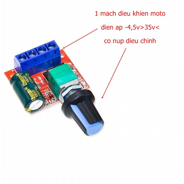mạch điều khiển tốc độ động cơ 5v>35v<=