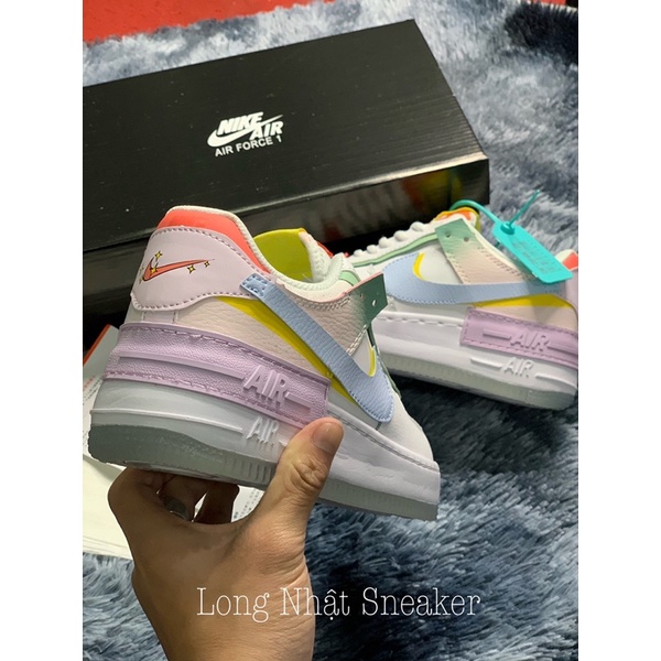 Giày Sneaker AF1 Shadow Kim Cương Giày Thể Thao Nữ Thấp Cổ