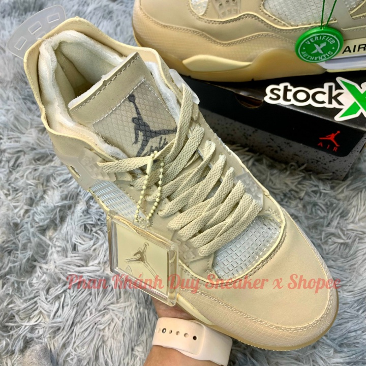 Giày jordan 4 off white jd kem đế khí tăng chiều cao
