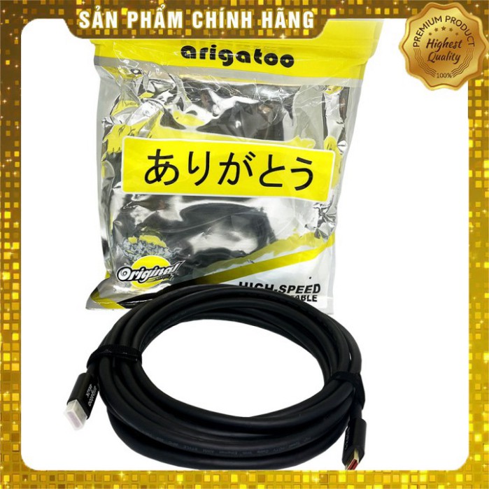 (Hàng Chính Hãng) Dây HDMI 4k, cáp hdmi xịn 2.0 Cao Cấp Arigato 3m cao cấp Gía Sỉ=Gía Lẻ